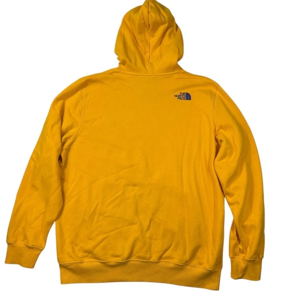 The North Face Men's Places We Love Standard Fit Printed Hoodie in Summit Gold